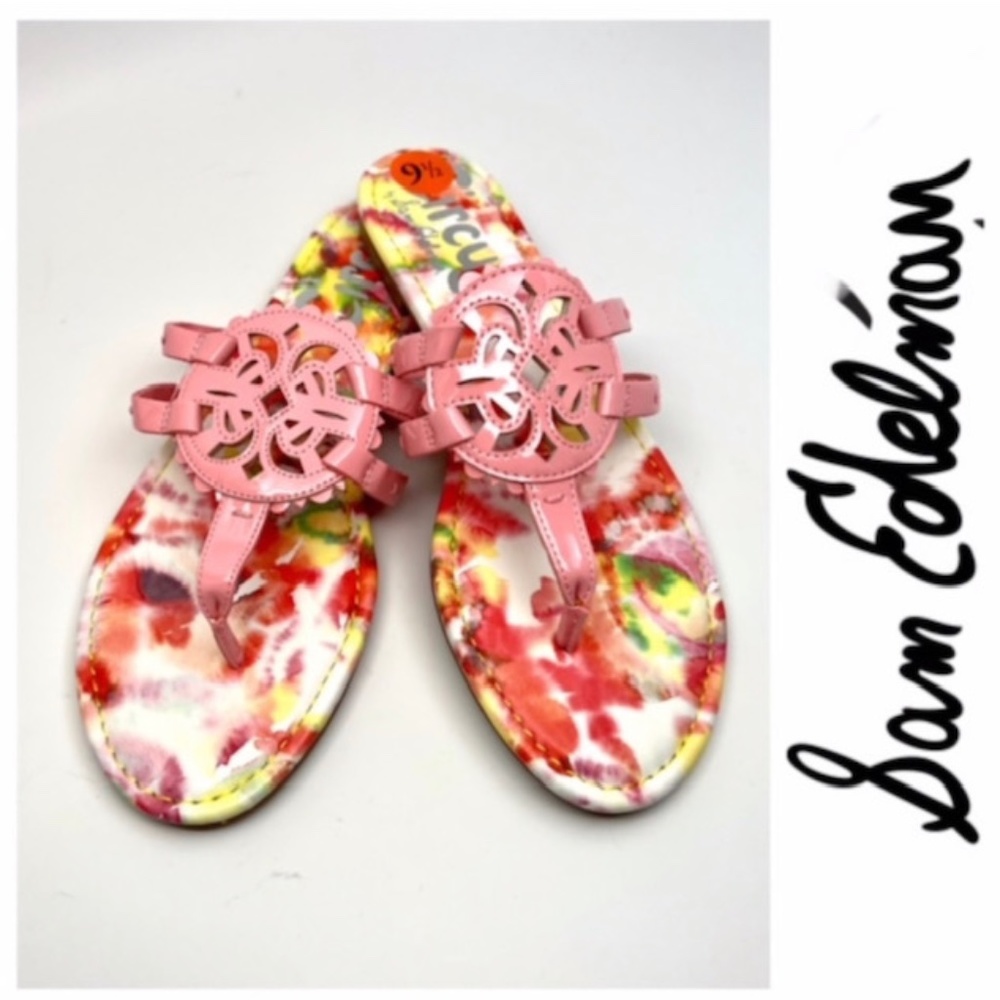 NWT CIRCUS BY SAM EDELMAN WOMEN'S CANYON THONG FLAT SANDALS - Picture 2 of 10